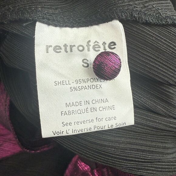 Retrofete Wayne Dress in Fuschia Size S - Picture 10 of 16